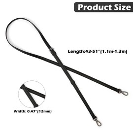 Women's Shoulder Straps, Handbags Carry Straps, Bag Shoulder Straps for Women Bags, Black-grey-black
