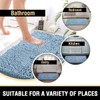 Bathroom Rugs Bath Mats for Bathroom Non Slip Luxury Chenille