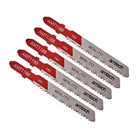 Amtech M1611 5 Piece metal jigsaw blade set (AMT118B)