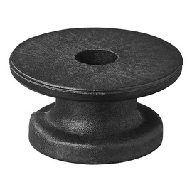 30 x Tarpaulin Knobs, Round, Diameter 19/24 mm, Robust Plastic Tarpaulin Hooks for Trailers and Tarpaulin, Universal Mounting Knobs for Tension Rubbers and Tarpaulin Ropes, Weather-Resistant, Set of