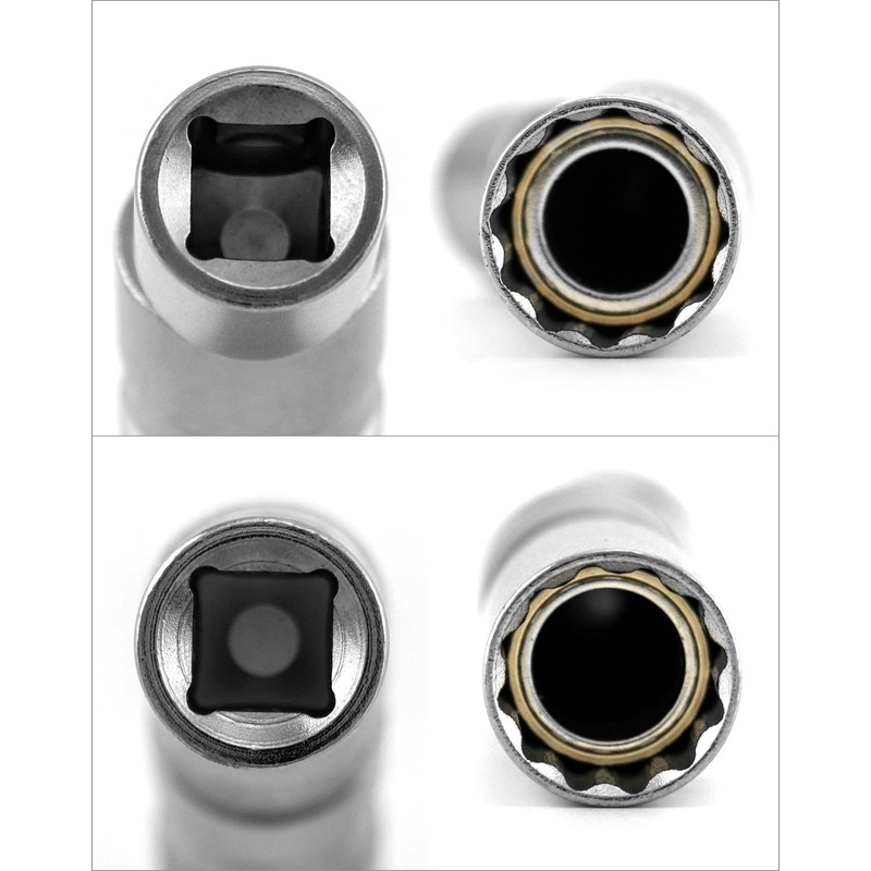 Eidoct 2Pcs Thin Wall Spark Plug Socket, 14mm&16mm Spark Plug