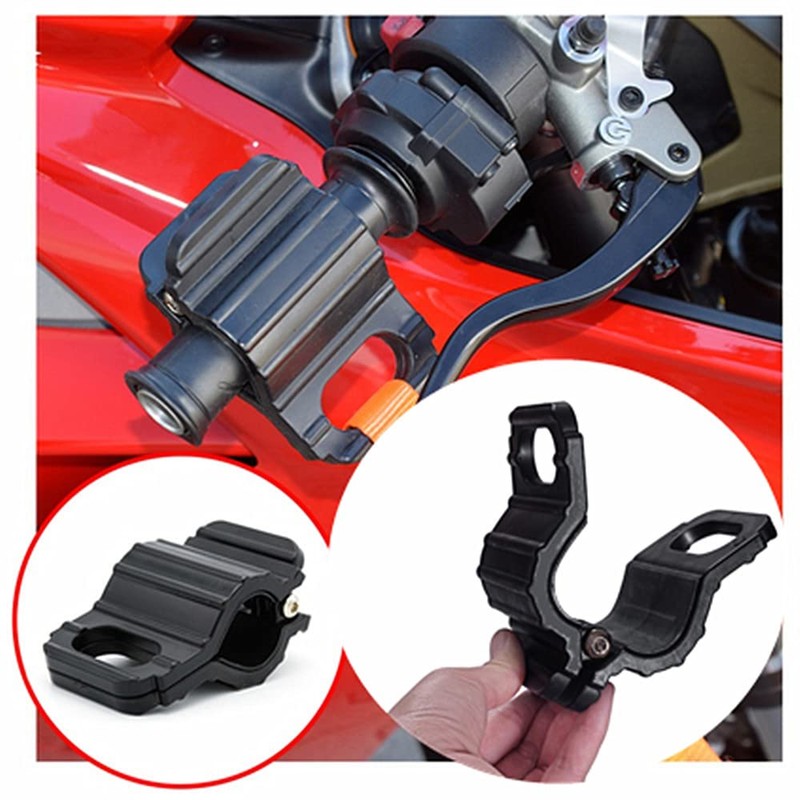 MOTO4U Tie Down Clamp for Motorcycles/ATV/UTV/Jet Ski/Snowmobile in Black