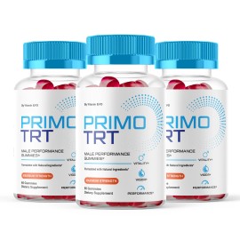 Primo TRT (3 Pack) Primo TRT Performance Gummies 1000MG Support Formula For Men 180 Gummys