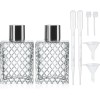 YU FENG 2 Pack Refillable Glass Perfume Bottles 100ml –