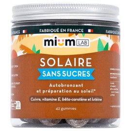 Mium Lab Solaire Sans Sucres 42 Gummies