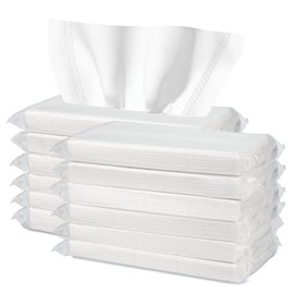 Car Tissue Refills, 600 Sheets Disposable Soft Facial Tissues Napkin, Travel Size Pack for Car Visor Tissue Holder or Purse, 50 Sheets per Pack