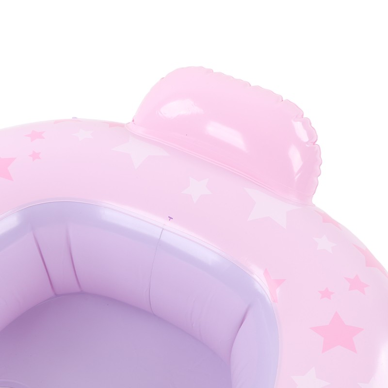 Inflatable Baby Swim Float Cartoon Shape Double Handle Inflatable Baby