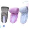 Healeved 3pcs Shower Headband Sticky Sweat Absorbent Bathing Hair Hoops