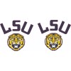 LSU Full Size Football Helmet Decals