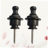 Kisangel 2pcs Metal Guitar Strap Locks Non Slip Buckles for