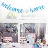Welcome Home Banner Welcome Back Party Decorations Blue Glitter Home