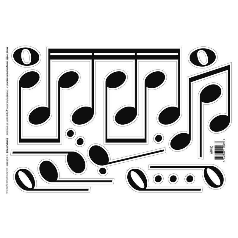 Chamberlain Music WMN30 Magnetic Music Symbol for Whiteboard