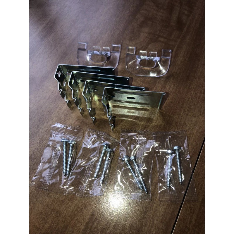Graber/Bali Crystal Pleat Cordless Cellular Shade Bracket metal Qty 4