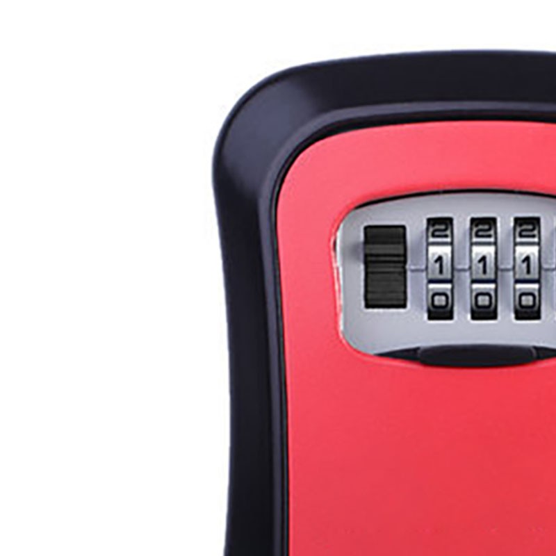 Key Box Wall Mounted 4 Digit Aluminium Alloy Simple Safe