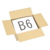Earth Cardboard ID0444 Cardboard, 60 Size, B6, Set of 30,
