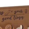 Key Holder Rack 4 Hook Cute Pendant Poplar Wooden Key
