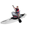 Stand Up Floats Inflatable Toy Shark and seat Easily attaches