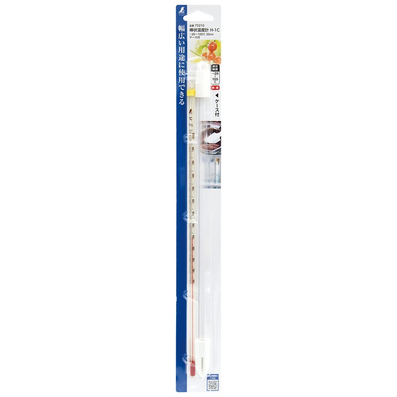 Shinwa Sokutei 73210 H-1C Rod Thermometer -20 to 105 °C