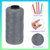 sourcing map Nylon String 3 Strands Twisted Mason Line 1.5mm