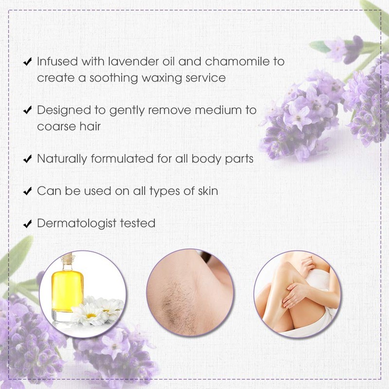 Satin Smooth Lavender Wax with Chamomile, Facial and Full Body