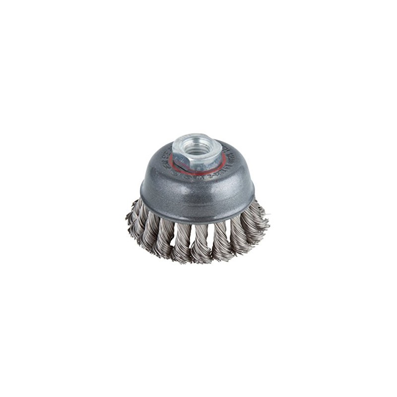 wolfcraft Stainless Steel Wire Cup Brush, Twisted I 2700000
