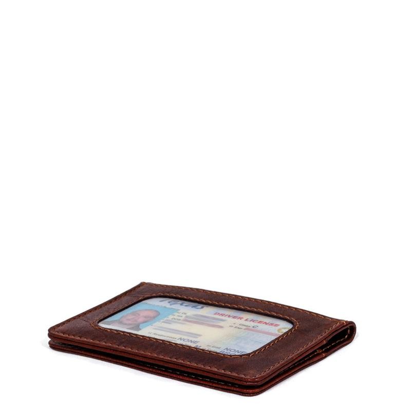 Slim Card Holder Wallet #7736 - Please Select Color:: Brown