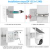 No-Drill Security Camera Pole Mount, Universally for eufy SoloCam S340/SoloCam