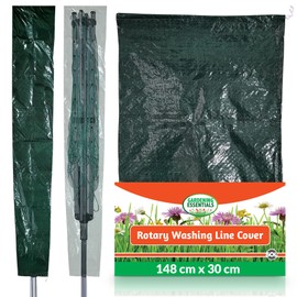 SOL Rotary Washing Line Cover 148cm x 30cm - Protect Outdoor Clothes Airer from the Elements with this Rotary Clothes Line Cover | Rotary Line Cover Washing Line Covers Heavy Duty, Clothes Airer Cover