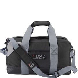 Lewis N. Clark Heavy Duty Large Duffel Bag for Women + Men, Carry On, Gym, Daypack, Ditty & Tra, Black, 18in