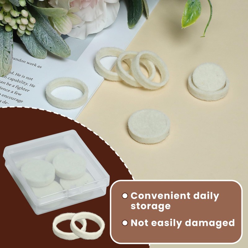 6 Pcs Felt Washer Replacement Compatible with Breville Espresso Machine