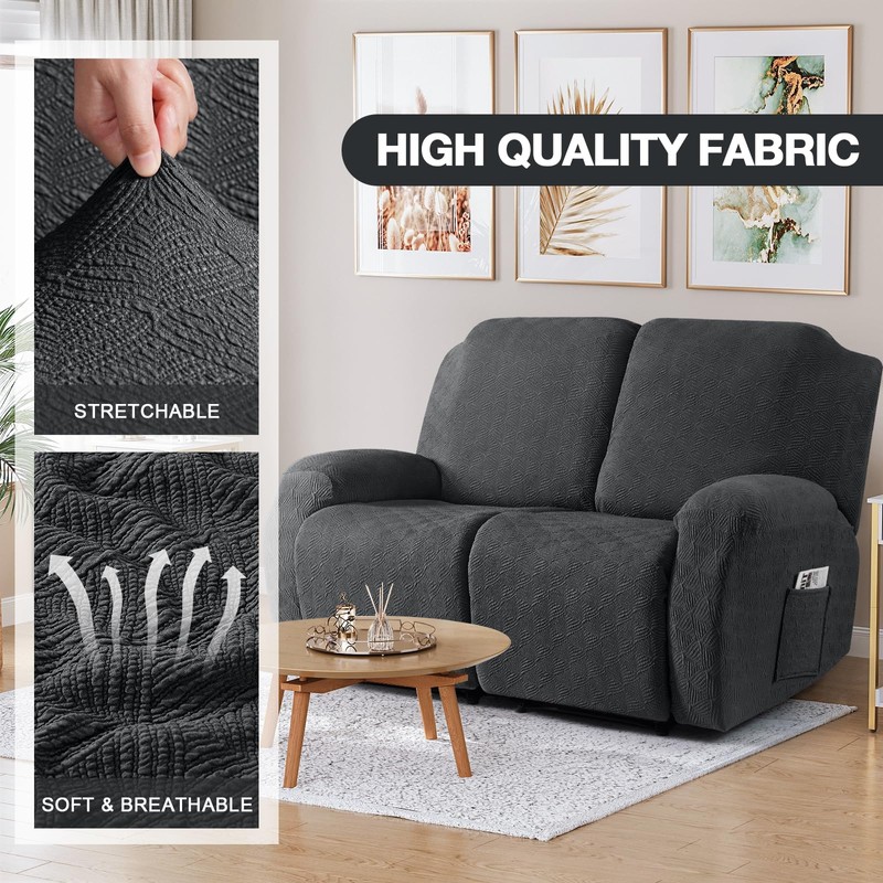 Timeles Extra Wide Recliner Loveseat Covers Oversized Reclining Couch Covers