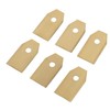 45pcs Robot Mower Blades Replacement Golden Stainless Steel Garden Mowing