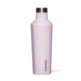 Corkcicle Classic Canteen Insulated Water Bottle - Stainless Steel Reusable Tumbler - Triple Insulated - Keeps Drinks Cold 25 Hours or Hot 12 Hours - Cupholder Friendly - Powder Puff - 25 oz