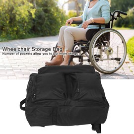 linxiaojix Bolsa para Silla De Ruedas, 40x14x48cm Resistente Al Agua Durable Bolsa De Silla De Ruedas Bolsa Colgante para Silla De Ruedas para Scooters Eléctricos Sillas Móviles La
