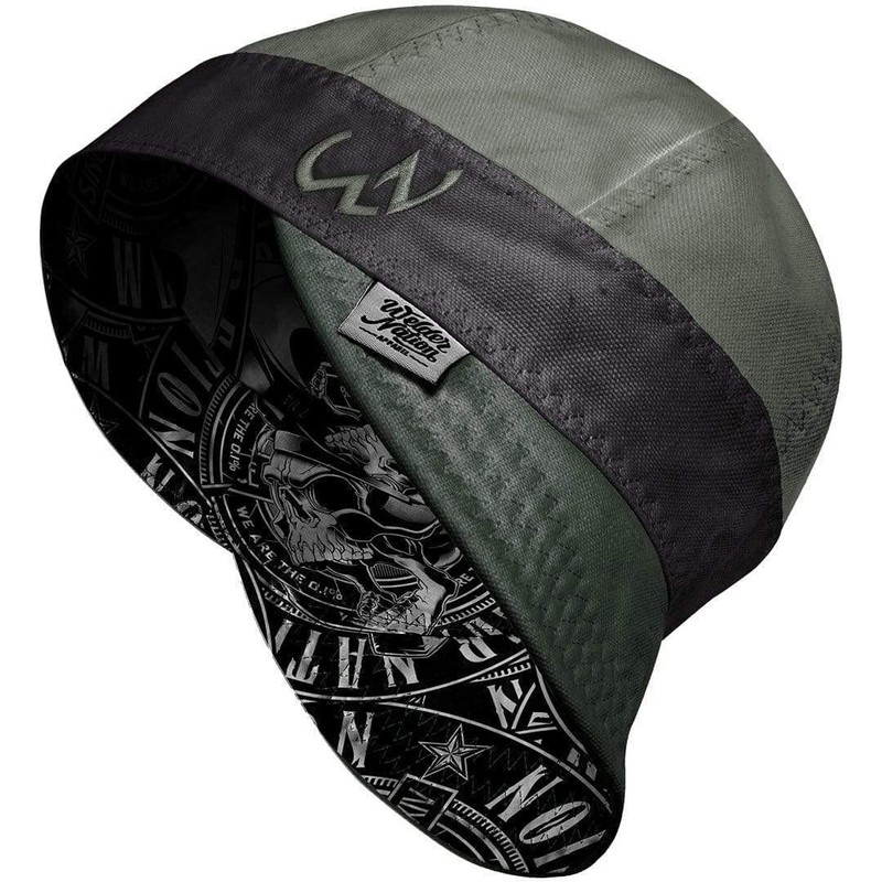 Welder Nation 8 Panel Welding Beanie Cap, 100% Cotton, Duck