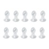 10pcs Hearing Amplifier Dome Silicone Ear Tip Earplug Replacement Accessory
