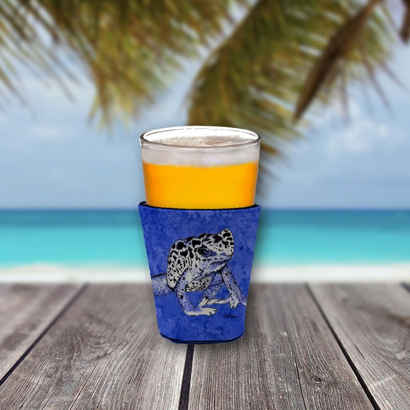 Caroline's Treasures 8687RSC Frog Red Cup Hugger Cup Cooler Sleeve