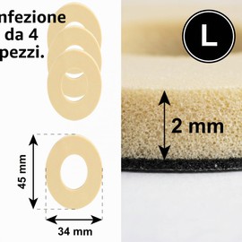 KMINA Paracalli (4 Unità) Taglia L, Cerotti Ovali Adesivi Per Calli E Alluce Valgo, Ipoallergenici, Con Foro Centrale, Riduce Lo Sfregamento, 45 x 34 mm