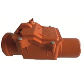GenWJ Stainless Steel Check Valve: 2-Port, DN 75 (75 mm), Compression, EN 1074, 1092, Backflow Valve with Stainless Steel Insert