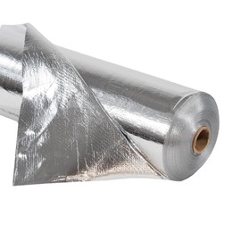 Super Shield Highly Reflective Aluminum Mylar Film Insulation Roll (Solid) for Saunas, Grow Rooms, Crawlspace Encapsulation, and More. (Class 1 Class A ASTM Fire Rated) (4FT X 25FT)