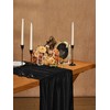 Black Velvet Table Runner 29 x 120 Inches Luxurious Soft
