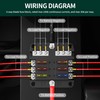 DaierTek 12V Fuse Block 6 Way 12 Volt Fuse Box