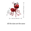 Queemie® Metal Ants Wall Art Decorations, 3D Iron Ant Hanging