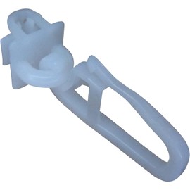 rewagi - High Quality Click Curtain Gliders Runner/Track Width 6-6.5 mm - 50,70,90,110,130,150,170,190,210 Pieces (Pack of 70)