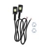 REPAIROCK 2 Pcs License Plate Light 12V LED Tag Lamp