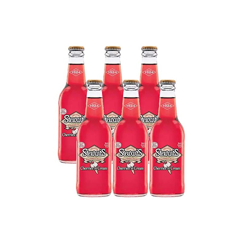 Stewarts 12 oz Glass Bottle Soda (6 Pack Total of