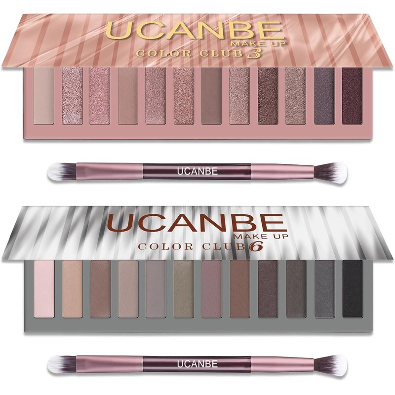 UCANBE Kit De Paleta De Sombras De Ojos De 2