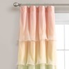 Lush Decor Rainbow Ombre Nerina Window Curtain Panel Pair, 36"