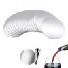 20 Pcs Wine Pourer Discs, Drip Stop Disc, Silver No