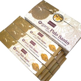 Premium Masala Incense Sticks Agarbathi -15g Boxes x 12 Pack insense inscents insienso - Fine Quality Incense Sticks for Purification, Relaxation, Positivity, Yoga, Meditation (Palo Santo Nandita)